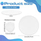 White Foldable Flying Disc Fans SKU#WFFAN
